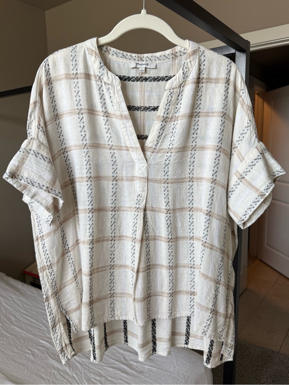 Madewell Linen Blend Blouse